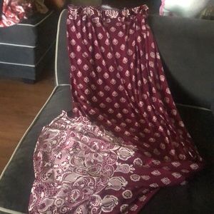 Crop top and Skirt set